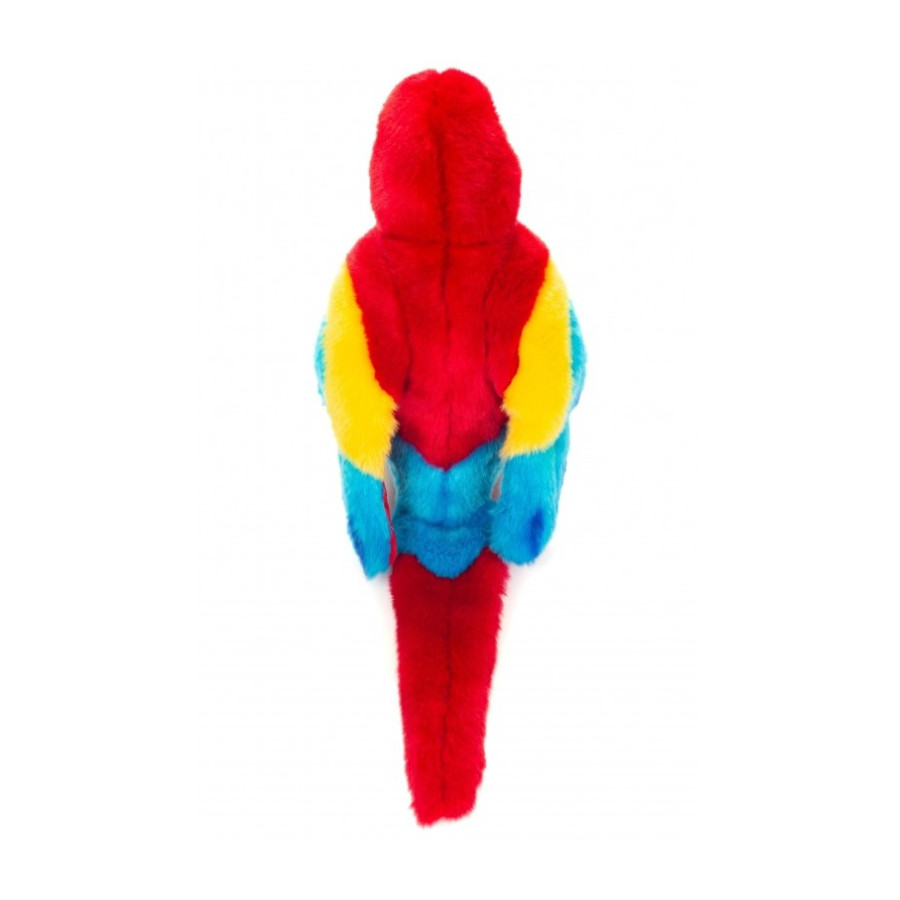 27cm Scarlet Macaw Parrot Plush Toy – Teddy Hermann - Premium Quality | PET BEAUTY STORE