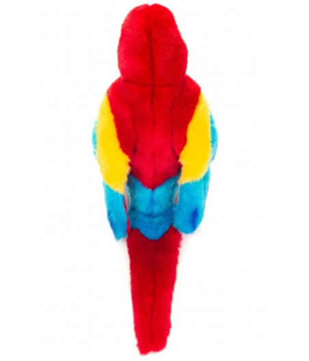 27cm Scarlet Macaw Parrot Plush Toy – Teddy Hermann - Premium Quality | PET BEAUTY STORE