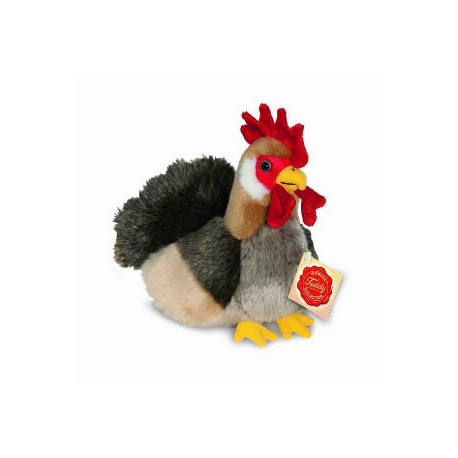 Gallo di peluche 17 cm – Teddy Hermann | Morbido e realistico