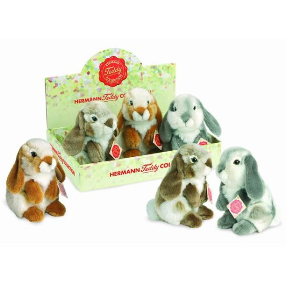Hermann Teddy, Peluche Lapin assis 19 cm