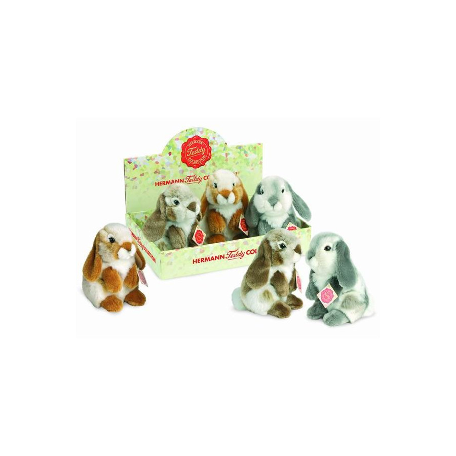 Hermann Teddy, Peluche Lapin assis 19 cm