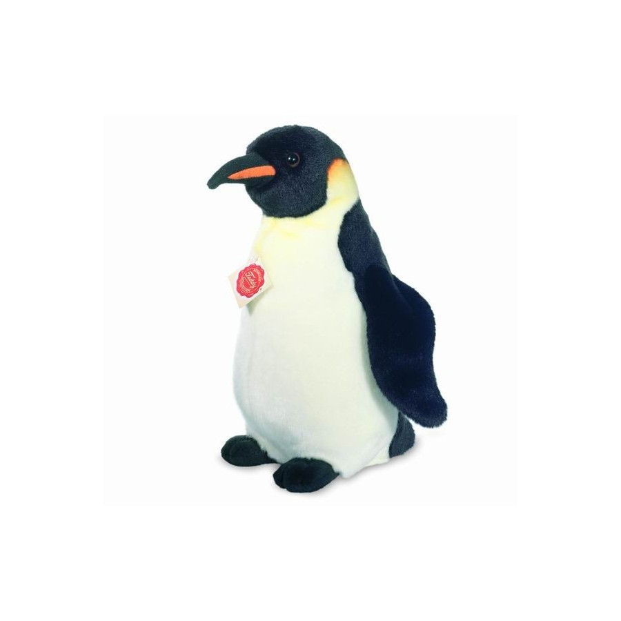 Peluche Pingouin 30 cm – Teddy Hermann | Doux & Réaliste
