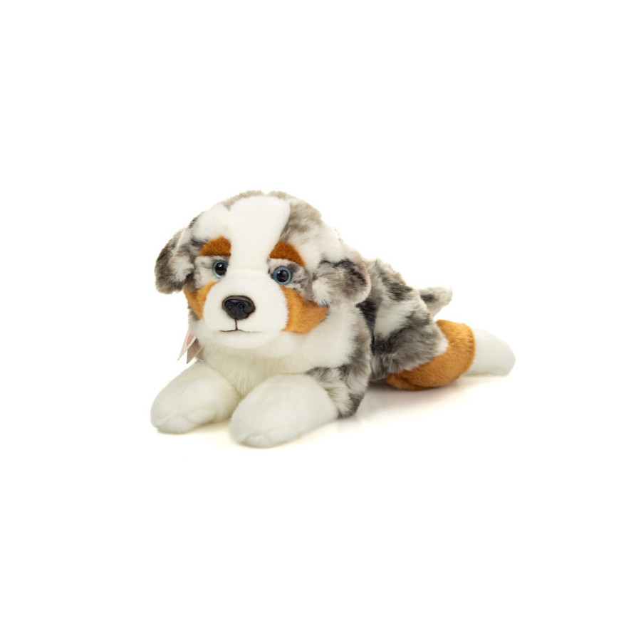 Peluche de pastor australiano de 40 cm – Teddy Hermann | Realista y suave