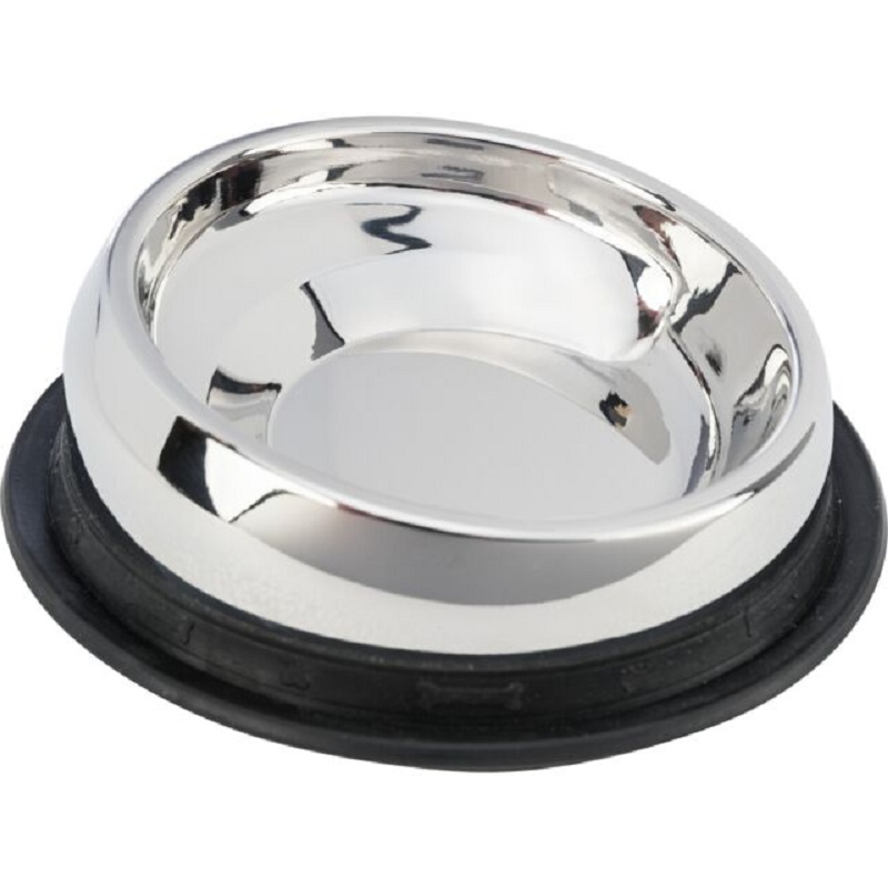Trixie, Comedero de acero inoxidable para razas de hocico corto