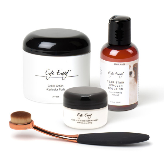 Eye Envy, kit di avviamento per cani con applicatore per il contorno occhi