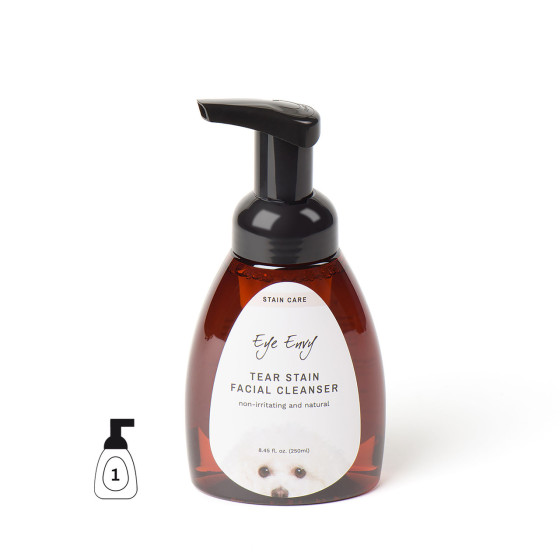 👉 Kit para eliminar manchas de lágrimas de perro – Eye Envy 3 pasos