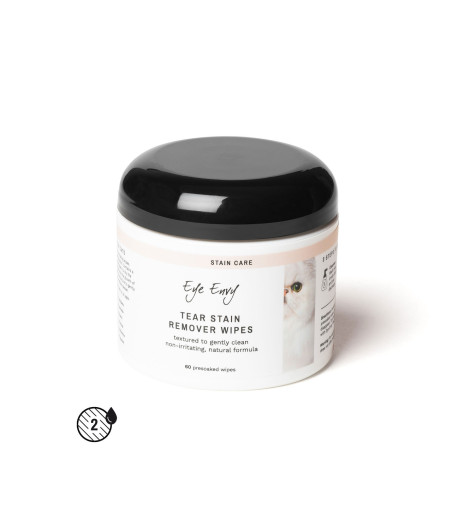 👉 Kit Anti Taches Lacrymales Chat – Eye Envy 3 Étapes