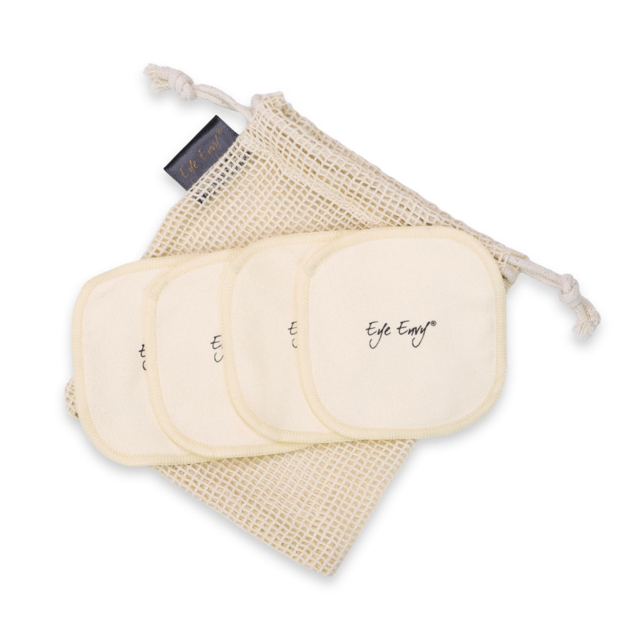 Eye Envy – Lot de 15 compresses lavables et réutilisables