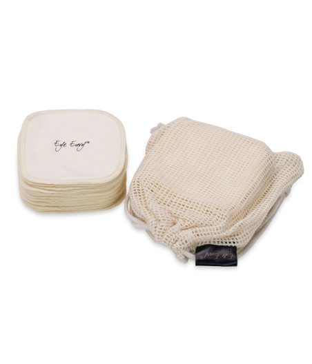 Eye Envy – Lot de 15 compresses lavables et réutilisables