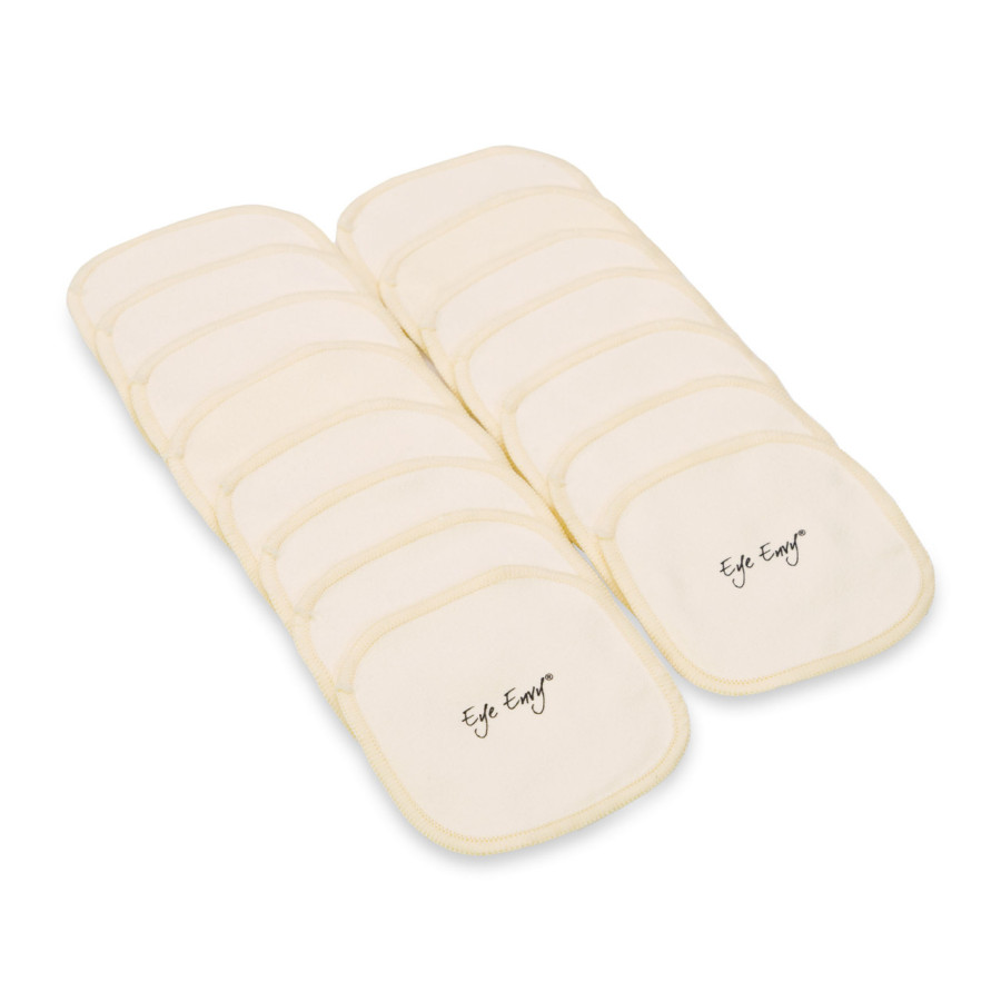 Eye Envy – Lot de 15 compresses lavables et réutilisables