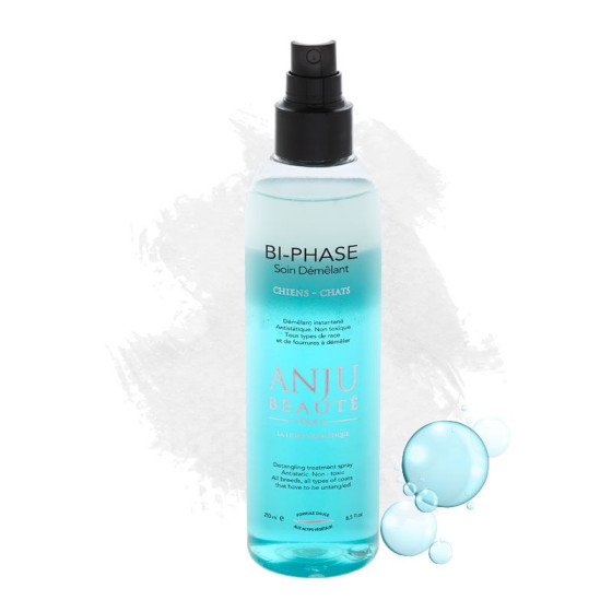Lozione spray bifasica districante antistatica Anju Beauty per cani e gatti