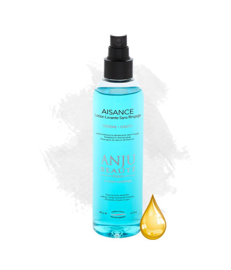 Lotion spray Aisance nettoyante sans rinçage chiens et chats – Anju Beauté