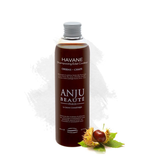 Shampooing Havane raviveur tons chauds chiens et chats – Anju Beauté