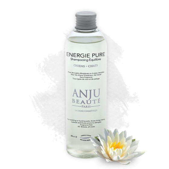 Shampooing Énergie Pure sans parfum chiens et chats – Anju Beauté