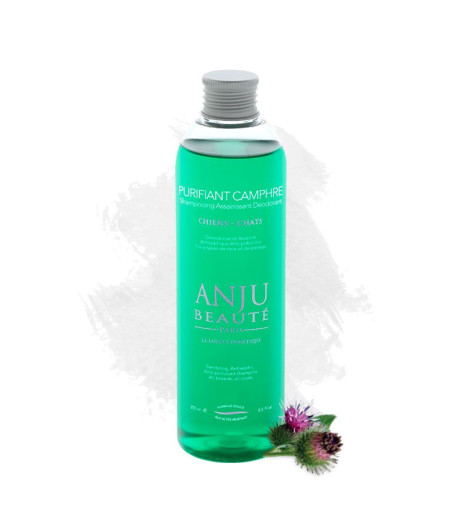 Shampoo purificante alla canfora Anju Beauty per cani e gatti – Shampoo deodorante