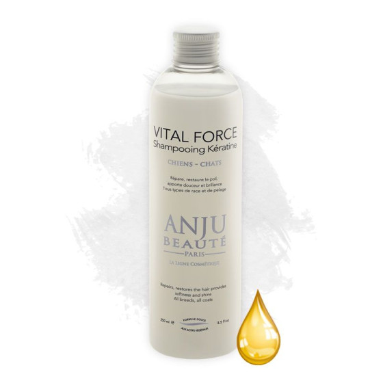 Shampoo alla cheratina Vital Force per cani e gatti – Anju Beauty
