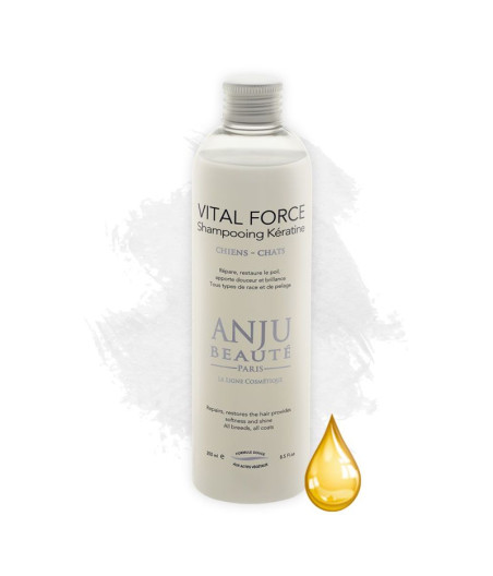 Shampoo riparatore alla cheratina Vital Force – Anju Beauty