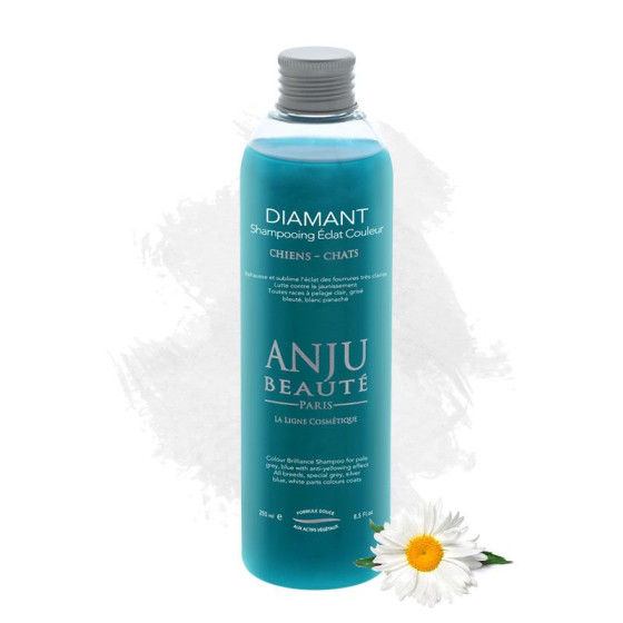 Shampooing Diamant Anju sublimateur de couleur pour chiens et chats