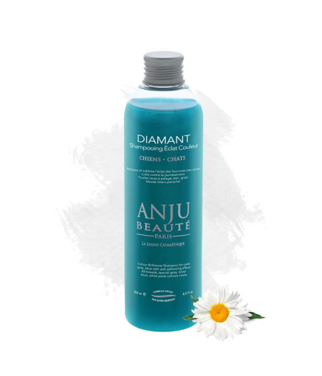 Shampooing Diamant Anju sublimateur de couleur pour chiens et chats
