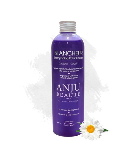 Shampoo sbiancante anti-ingiallimento Anju Beauty per cani e gatti –