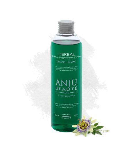 Shampoo delicato alle erbe per cani e gatti – Anju Beauty