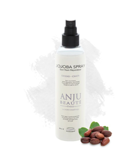 Anju Beauty Lozione spray nutriente e riparatrice al jojoba per cani e gatti