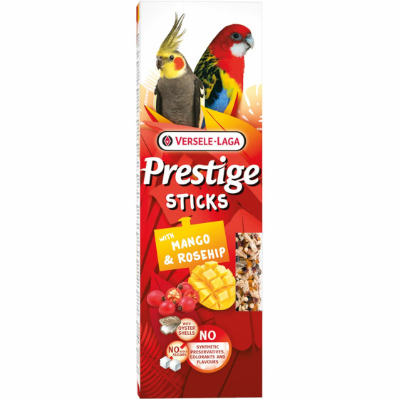 Versele Laga Prestige Sticks Fruits Exotiques perruches perroquets 140g