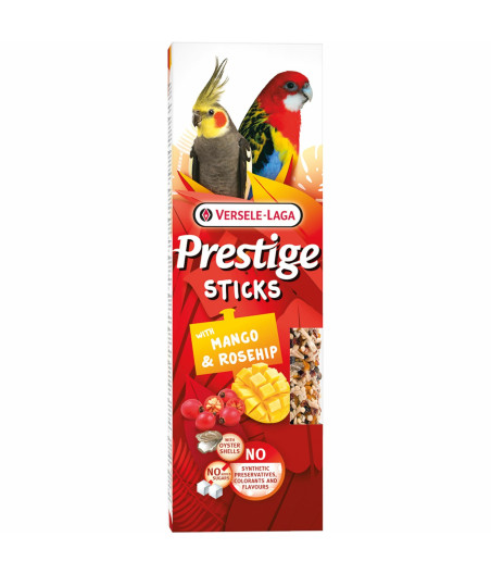 Versele Laga Prestige Sticks Exotische Früchte Sittiche & Papageien 140 g