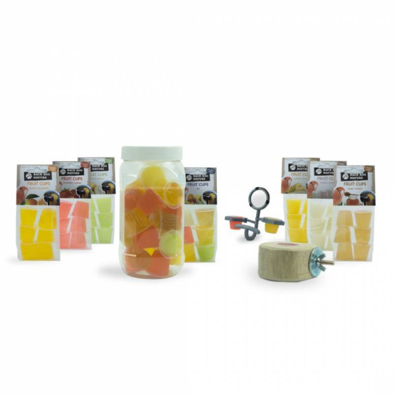 gelée de fruit pour perroquet