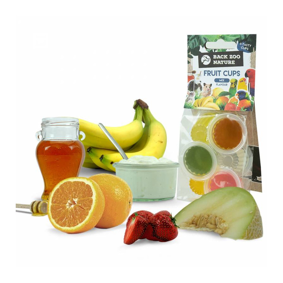 Back Zoo Nature 6 ciotole per frutta per uccelli e roditori