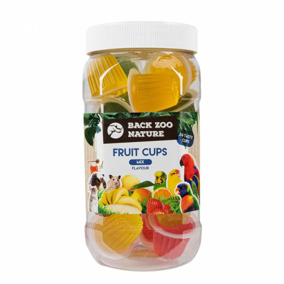 Back Zoo Nature Coupes de Fruits Oiseaux Rongeurs 24
