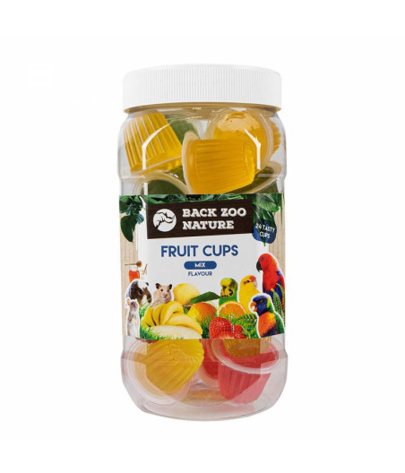 Back Zoo Nature Coupes de Fruits Oiseaux Rongeurs 24