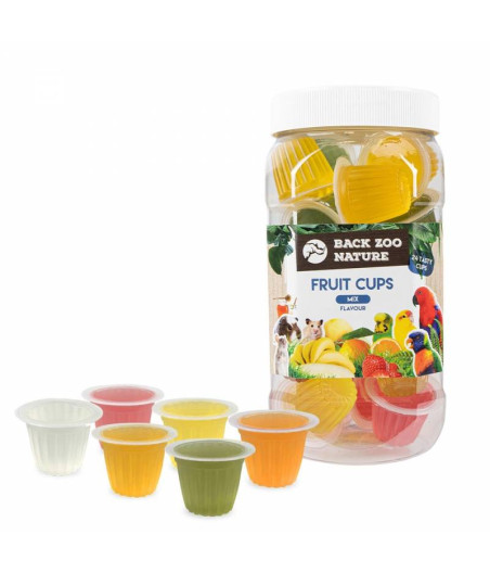 Back Zoo Nature Coupes de Fruits Oiseaux Rongeurs 24