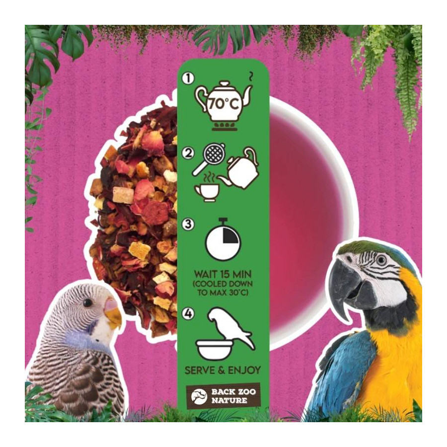 Papageienfrucht- und Beeren-Kräutertee von Zoo Nature, 65 g