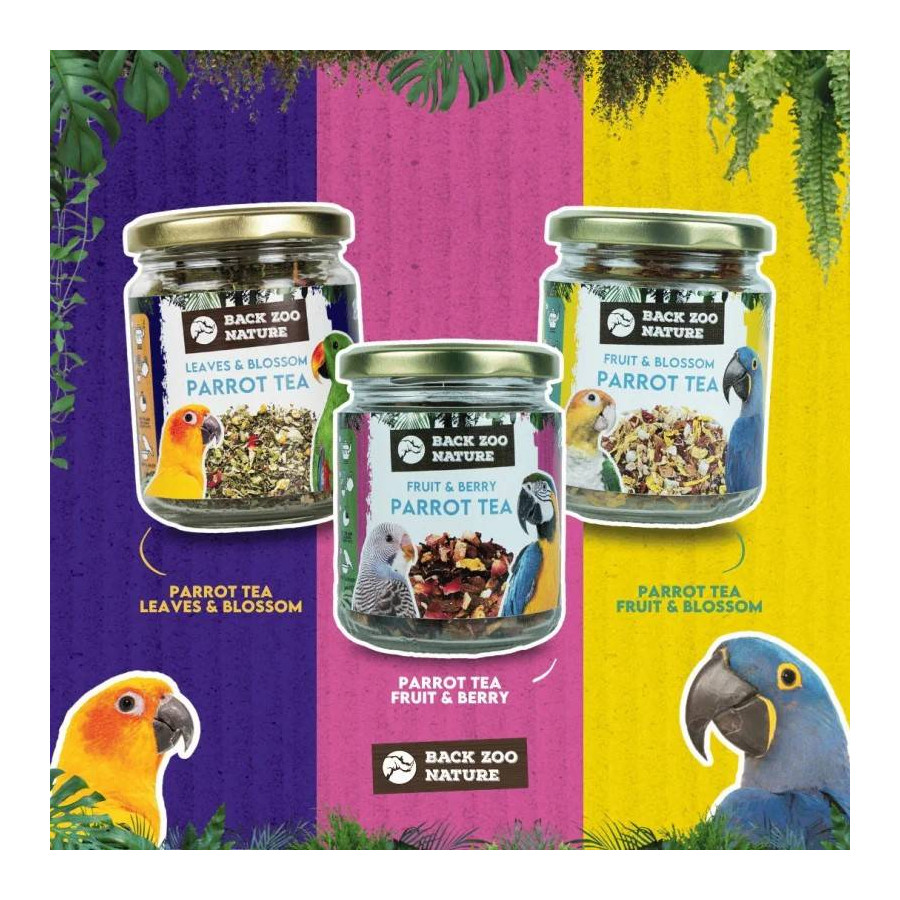 Tisana ai frutti e fiori del pappagallo Back Zoo Nature 80g