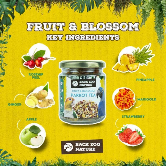 Infusión de frutas y flores de loro Back Zoo Nature 80 g