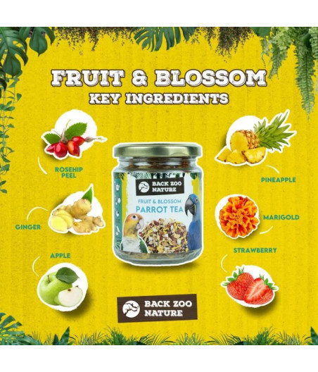 Infusión de frutas y flores de loro Back Zoo Nature 80 g