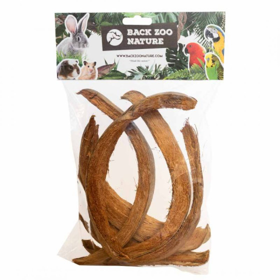 Coconut Shell Birds Rodents Reptiles Back Zoo