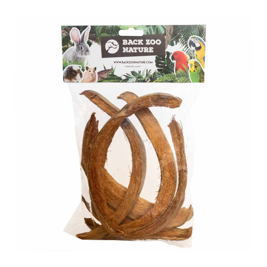 coque de noix de coco pour oiseaux et rongeurs