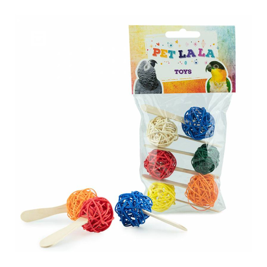 Petlala Eis am Stiel Lutscher Holz Papageienpfote x6