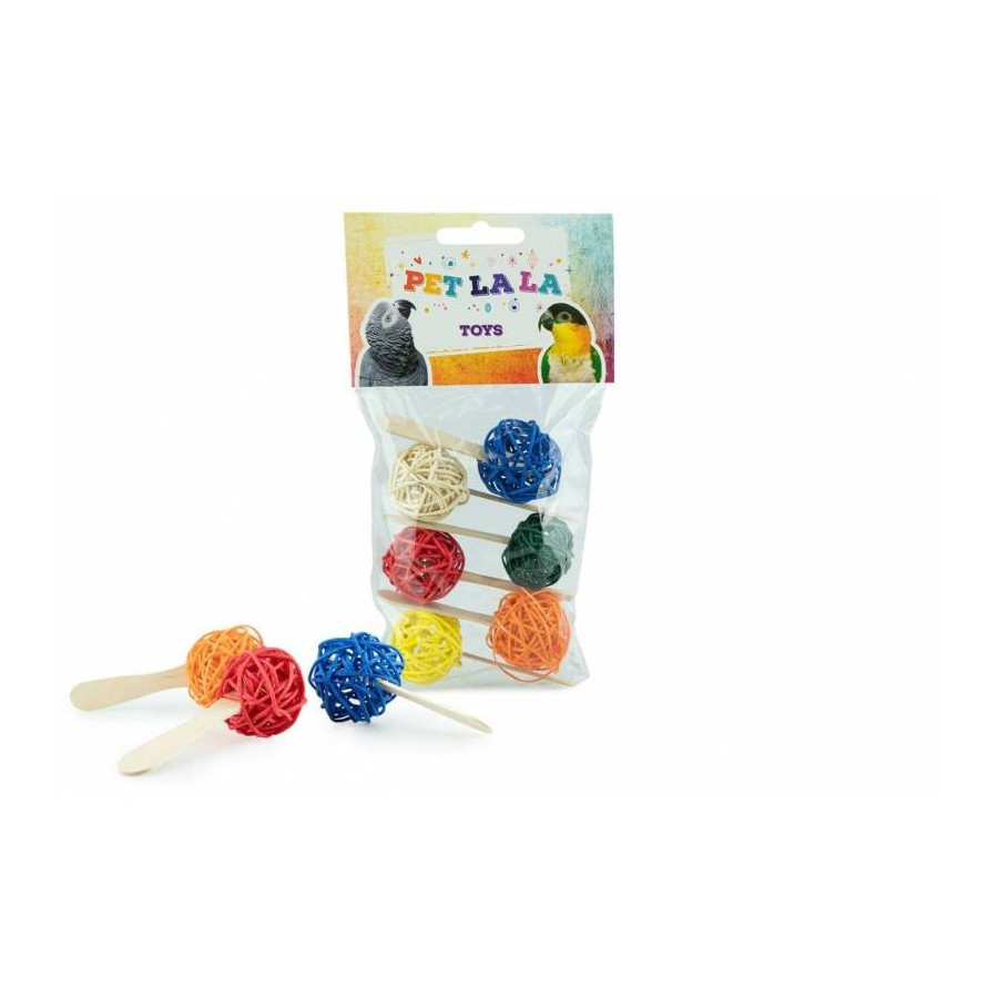 Petlala Eis am Stiel Lutscher Holz Papageienpfote x6