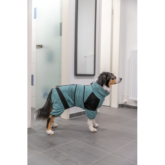 Trixie – Accappatoio e tutina in spugna per cani | 100% cotone assorbente