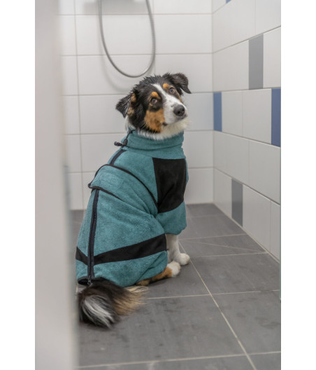 Trixie – Peignoir & combinaison en tissu éponge pour chien | 100% coton absorbant