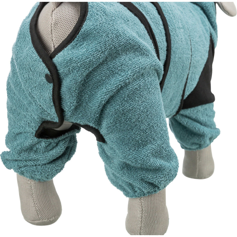Trixie – Accappatoio e tutina in spugna per cani | 100% cotone assorbente