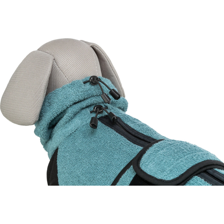 Trixie – Albornoz y mono de felpa para perros | 100 % algodón absorbente