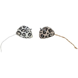 Lot de 2 souris catnip chat Trixie léopard 5 cm