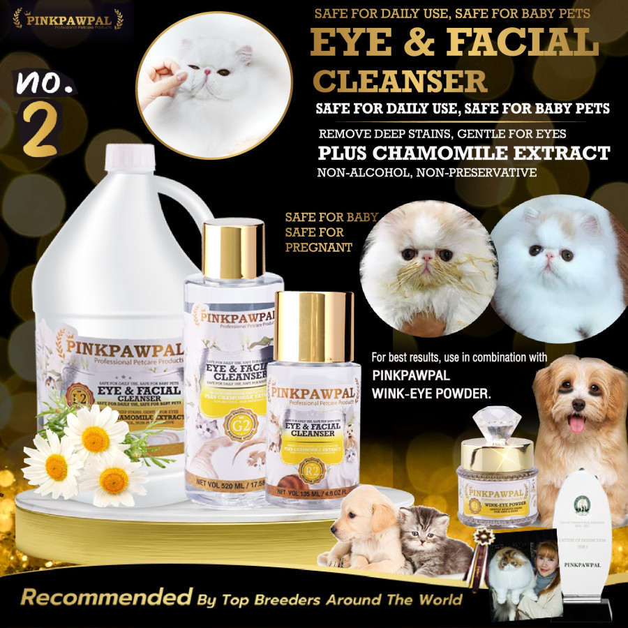 Pinkpawpal Augen- und Gesichtsreiniger für Hunde und Katzen