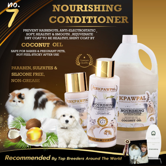 Acondicionador nutritivo Pinkpawpal para perros y gatos