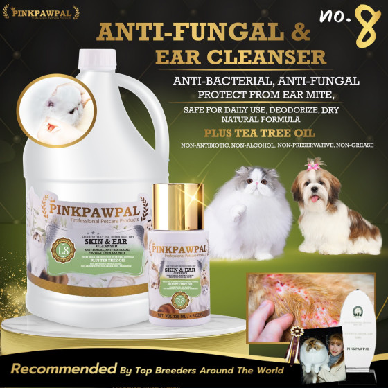 Nettoyant oreilles chien chat Pinkpawpal Ear Cleaner