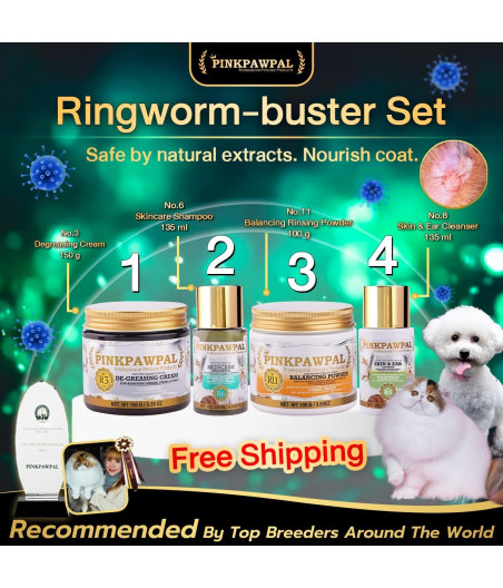 kit anti teigne pinkpawpal